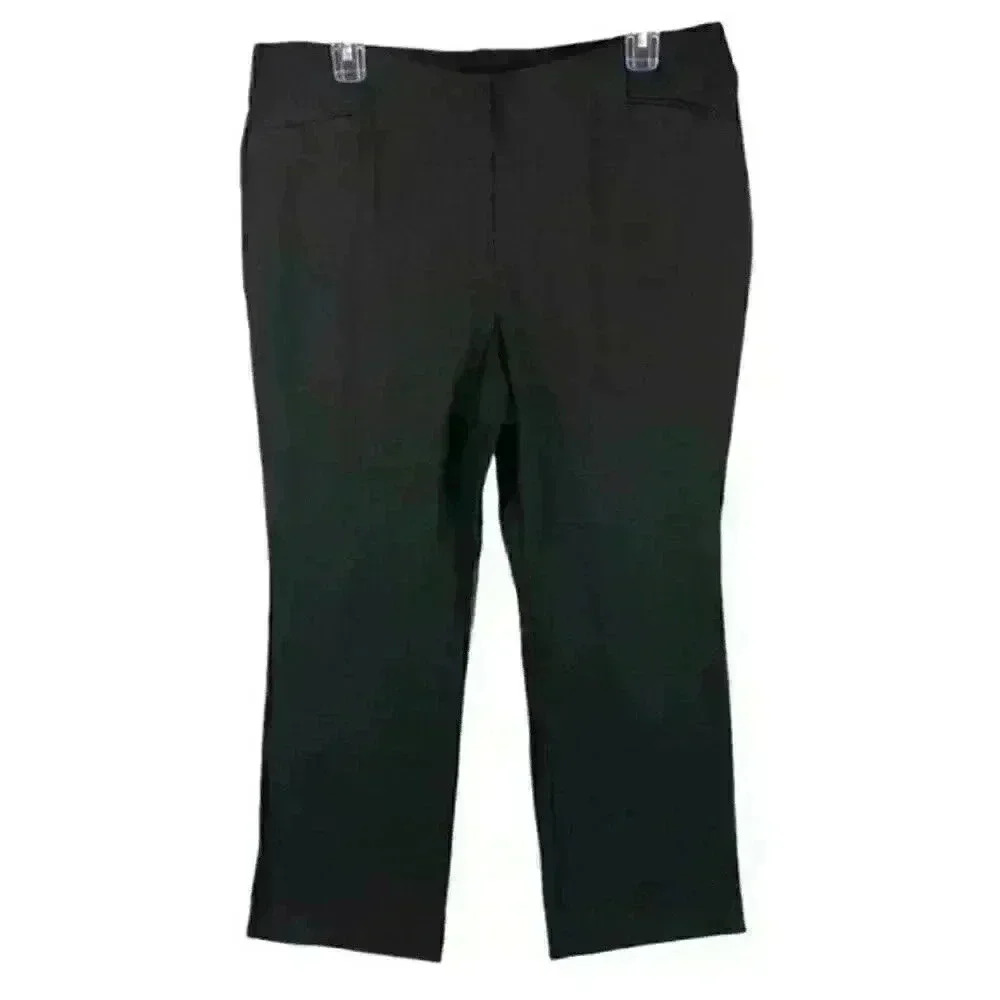 Investments Liz Claiborne Womens Dress Pants Slacks Black Size Small Long